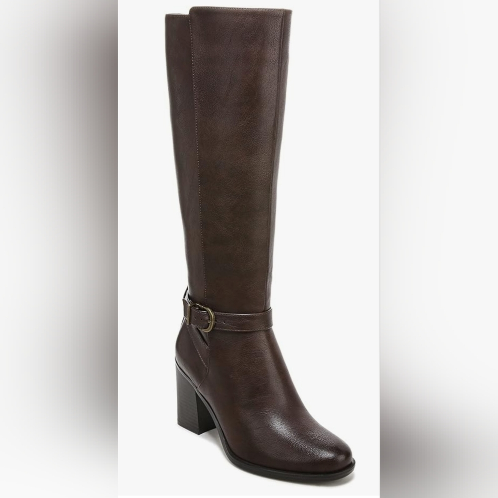 New Naturalizer Joslynn Women's Brown Knee-High Boots Wild Calf Size 9.5